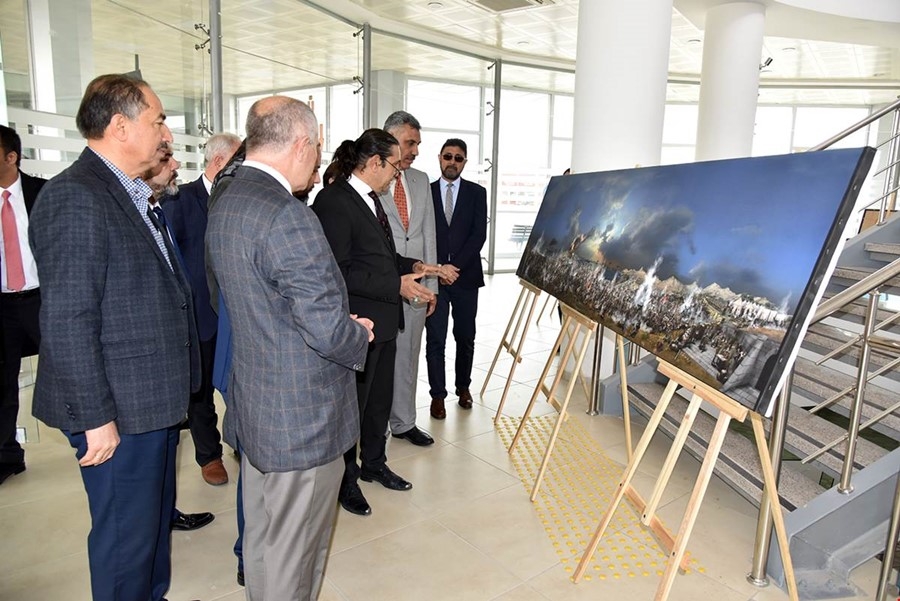 Karaman'da 98.Yıl ve Şehitler Haftası İçin Sergi Açılışı Yapıldı 10