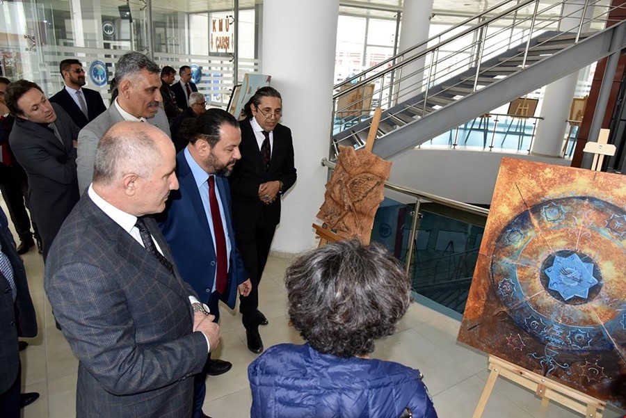 Karaman'da 98.Yıl ve Şehitler Haftası İçin Sergi Açılışı Yapıldı 8