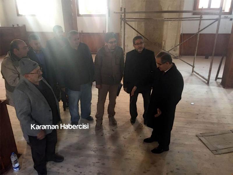 Karaman'ın Tarihi Demirciler Camii'nde Tamir ve Tadilat Çalışmaları Sürü 4