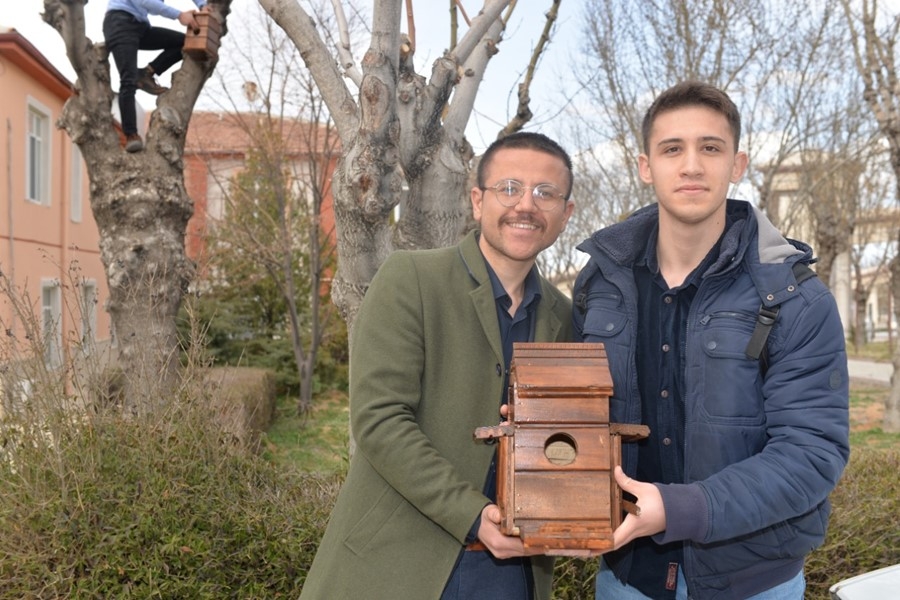 KMÜ Öğrencilerinden Kuşlara Yuva 3
