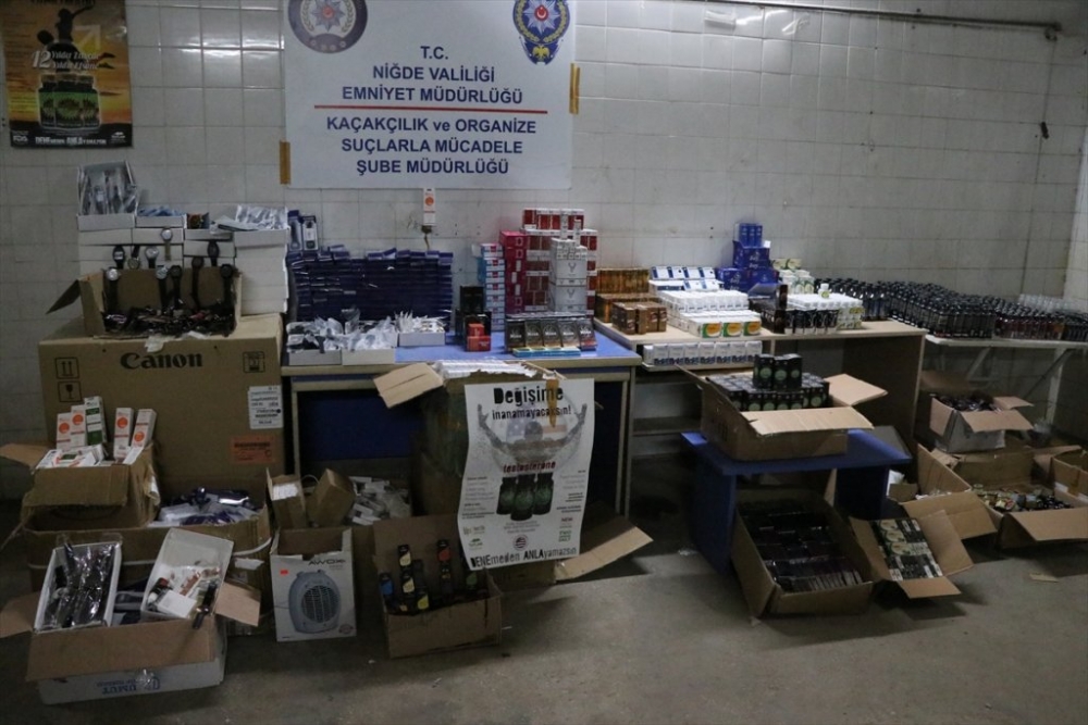 Niğde'de Kaçakçılık Operasyonu 1