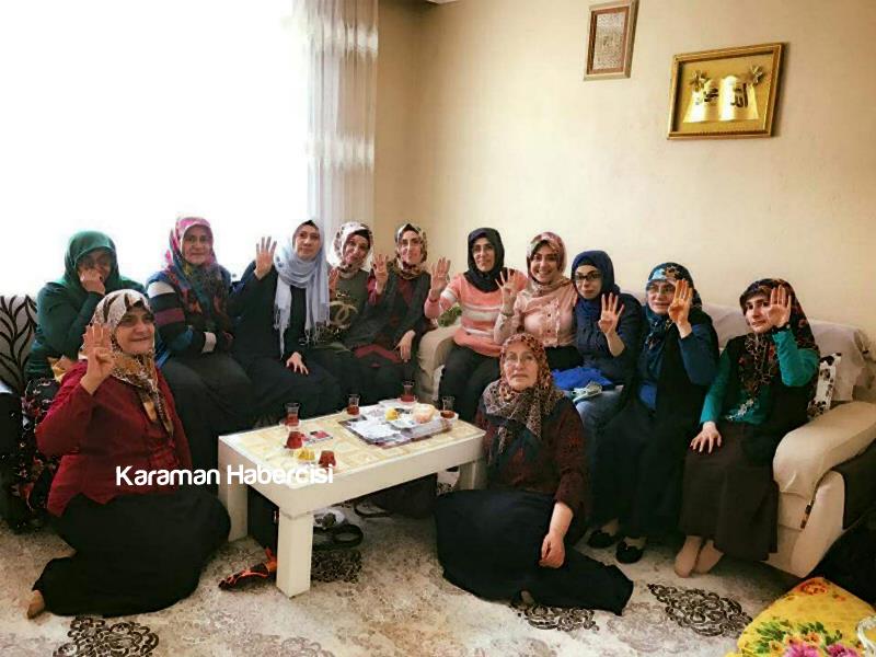 Karaman AK Parti Kadın Kolları KazımKarabekir'de 10