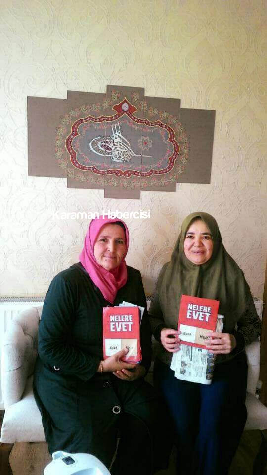 Karaman AK Parti Kadın Kolları KazımKarabekir'de 2
