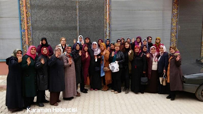 Karaman AK Parti Kadın Kolları KazımKarabekir'de 3