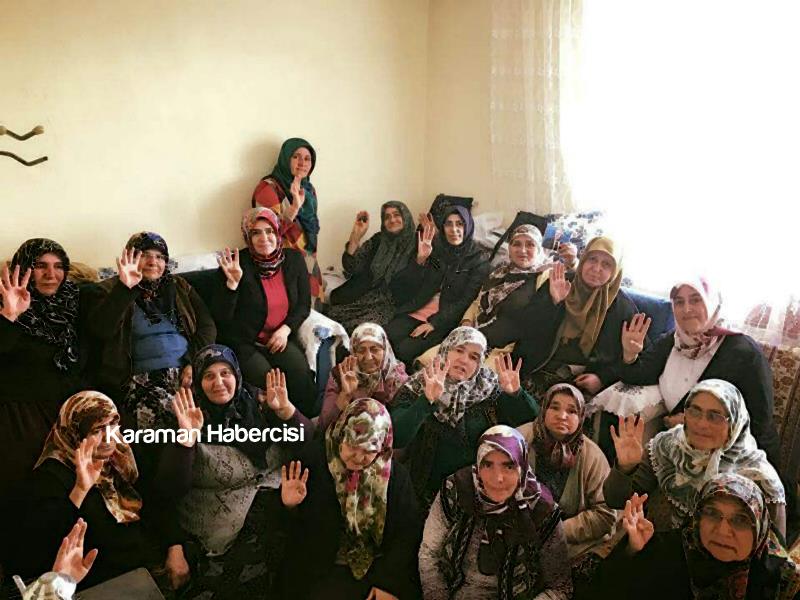 Karaman AK Parti Kadın Kolları KazımKarabekir'de 4