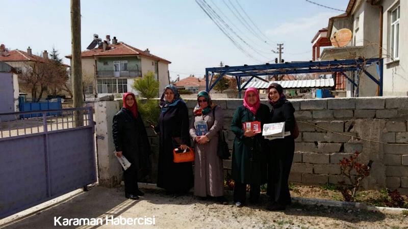 Karaman AK Parti Kadın Kolları KazımKarabekir'de 8