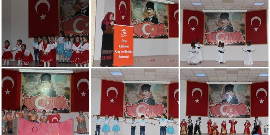 Karaman Özel Kardelen Kreş ve Gündüz Bakımevinde Çanakkale Zaferi Etkinl