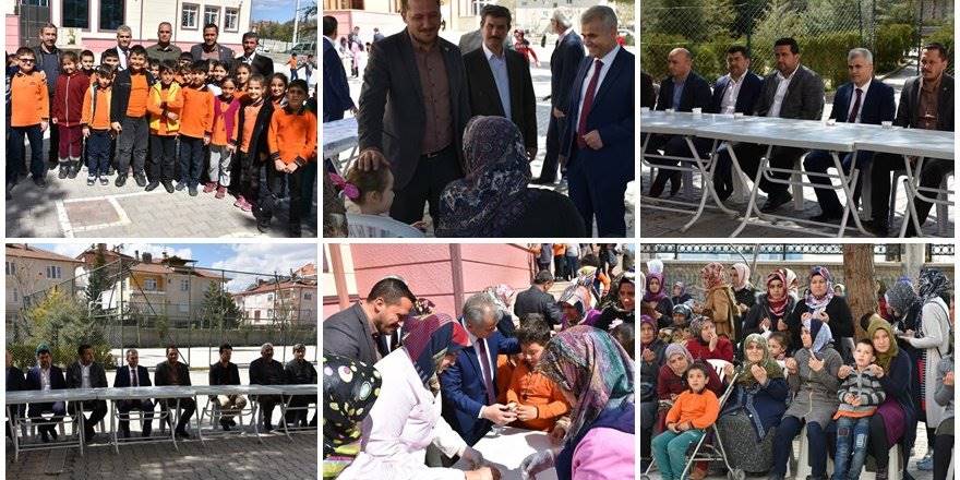 Karaman Kale İlkokulunda Şehitler İçin Lokma Dağıtıldı