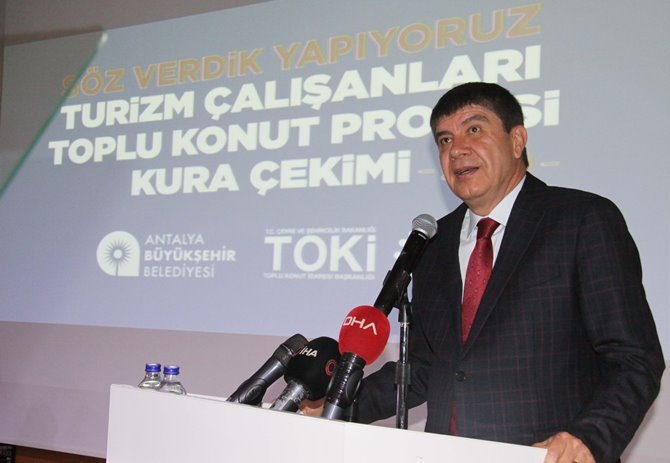 Antalya TOKİ Konutlarına Kura Çekimi Yapıldı 4