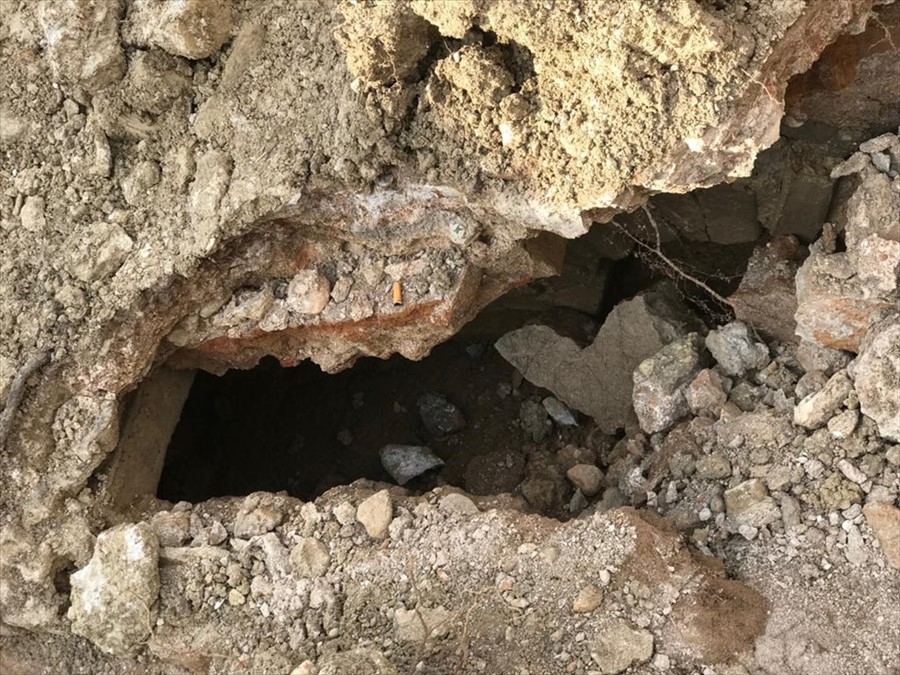 Karaman'da Kepçe İle Tarla Düzeltirken Tarihi Yapı Buldu 1