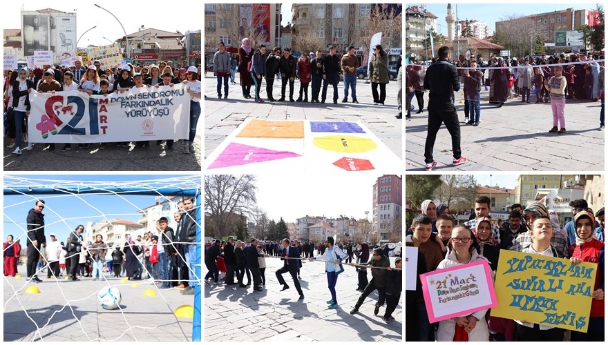 Karaman'da 21 Mart Dünya Down Sendromlu Farkındalık Yürüyüşü 12