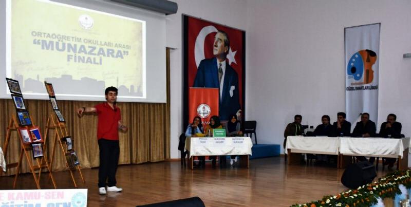 Karaman'da Okullar Arası Münazara Yarışması Finali Yapıldı 1