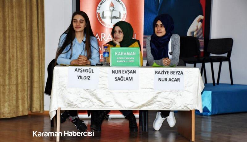 Karaman'da Okullar Arası Münazara Yarışması Finali Yapıldı 10