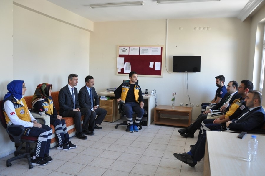 Karaman İl Sağlık Müdürü Dr. Hasan Arslan ATT leri Ziyaret Etti 2