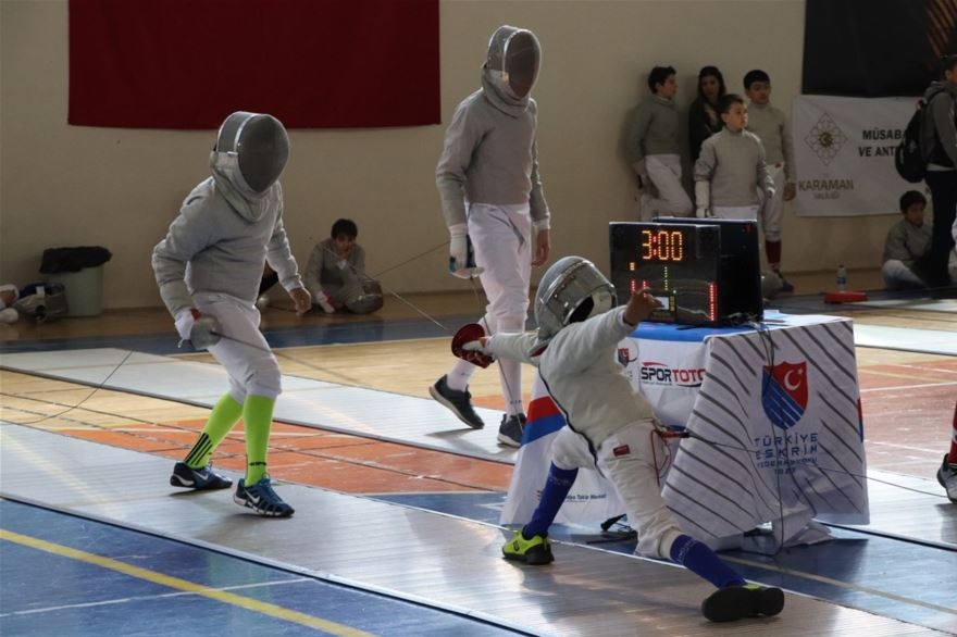 Karaman'da Açık Eskrim Turnuvası Başladı 15