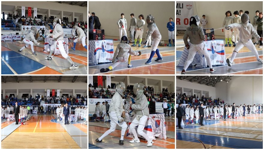 Karaman'da Açık Eskrim Turnuvası Başladı 25