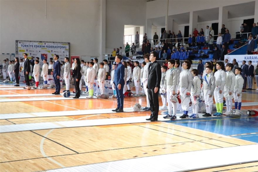 Karaman'da Açık Eskrim Turnuvası Başladı 4