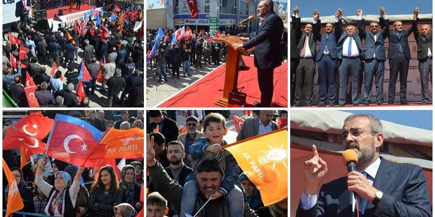 AK Parti Genel Başkan Yardımcısı Mahir Ünal Karaman'da