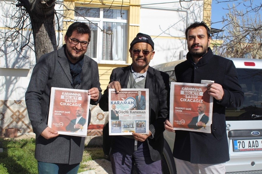 AK Parti Karaman'a 1 Günde 50 Bin Gazete Dağıttı 3