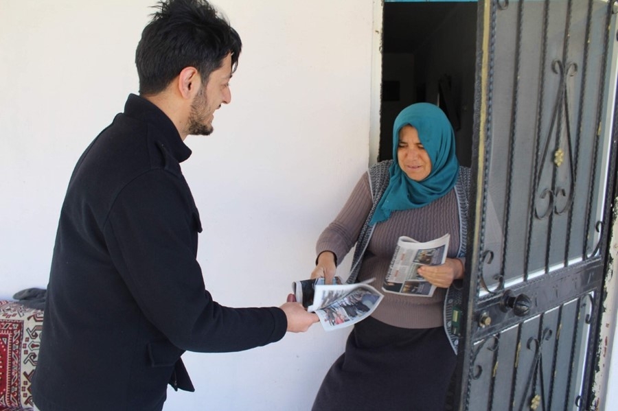 AK Parti Karaman'a 1 Günde 50 Bin Gazete Dağıttı 5