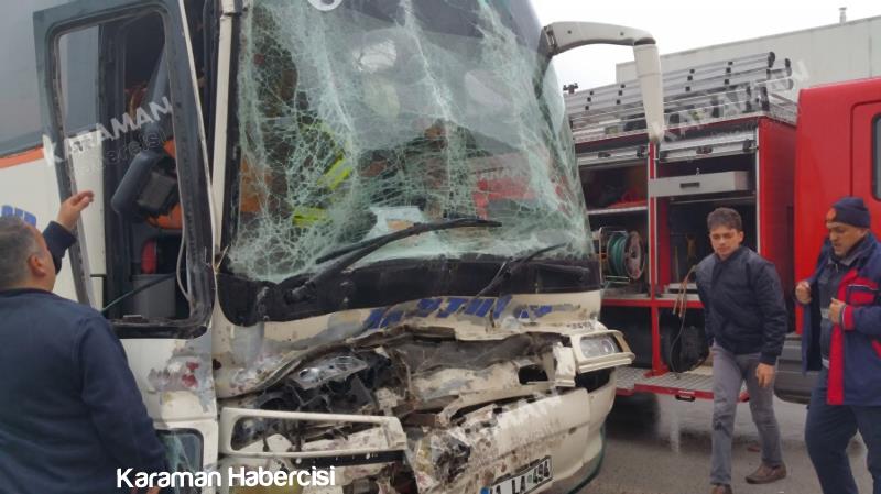 Karaman’da Fabrika Servisi Kaza Yaptı 4