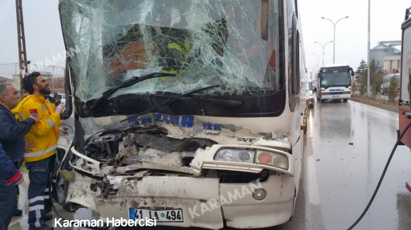 Karaman’da Fabrika Servisi Kaza Yaptı 5