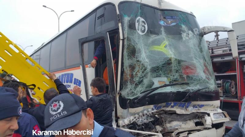 Karaman’da Fabrika Servisi Kaza Yaptı 6