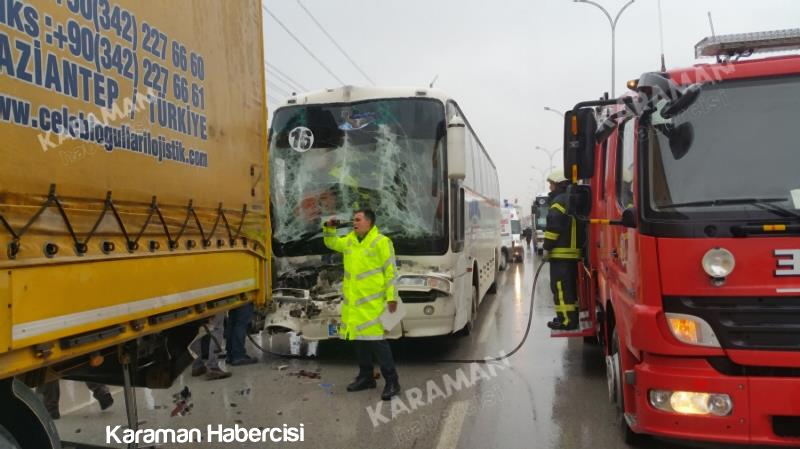 Karaman’da Fabrika Servisi Kaza Yaptı 9