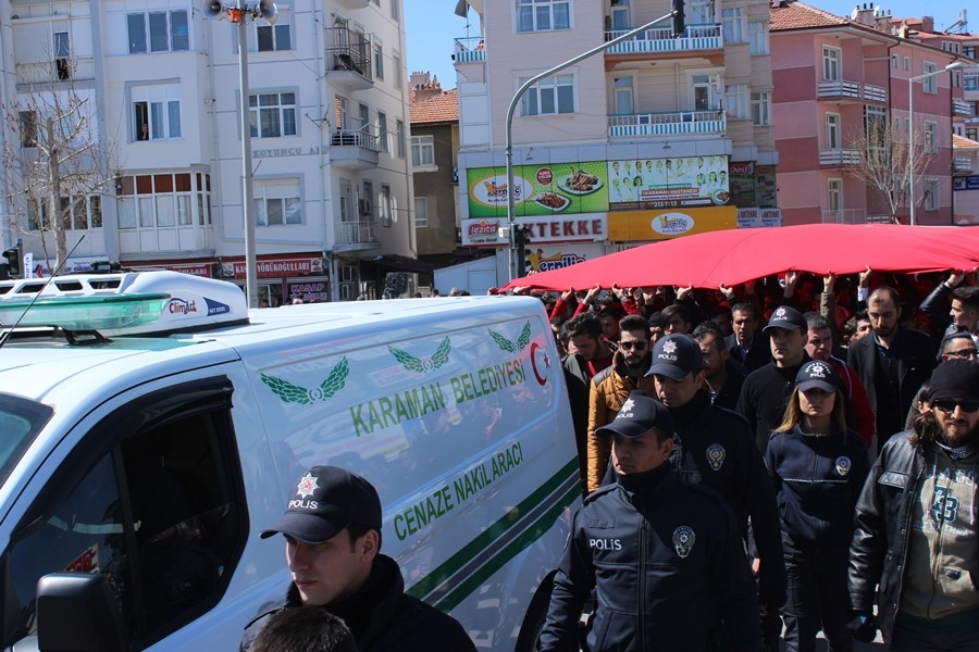 Karamanlı Asker Dualarla Son Yolculuğuna Uğurlandı 93