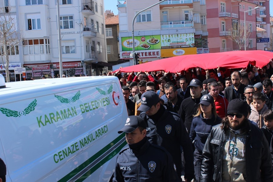 Karamanlı Asker Dualarla Son Yolculuğuna Uğurlandı 94