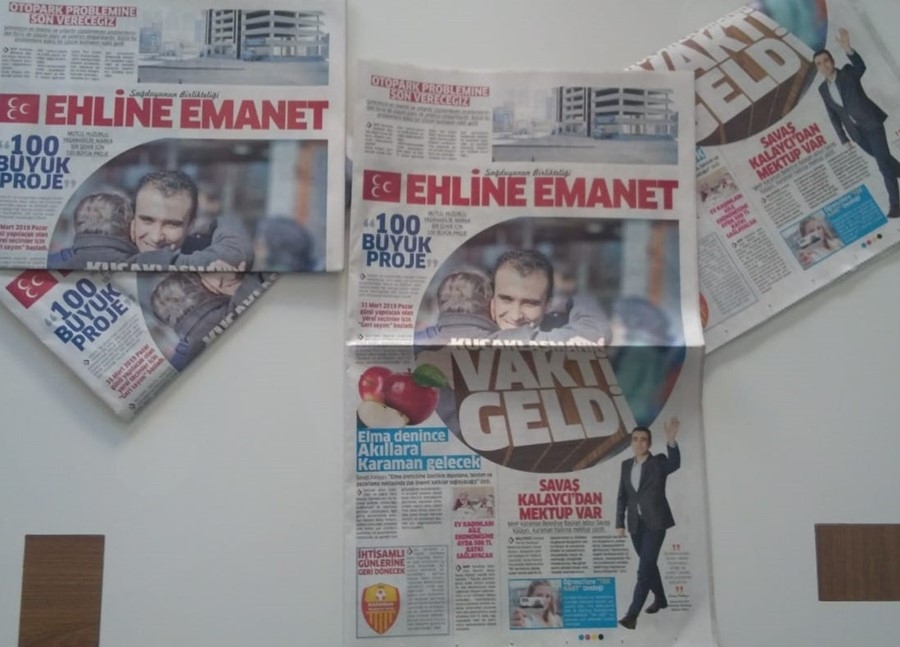 Karaman'da "Ehline Emanet" Gazetesi Dağıtılıyor 1