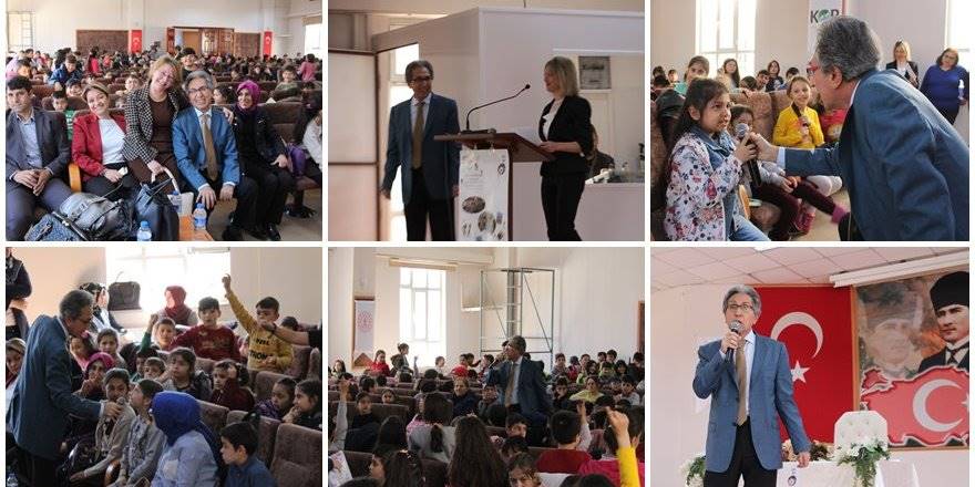 Yazar Tuncel Altınköprü Karaman'da Öğrencilerle Bir Araya Geldi