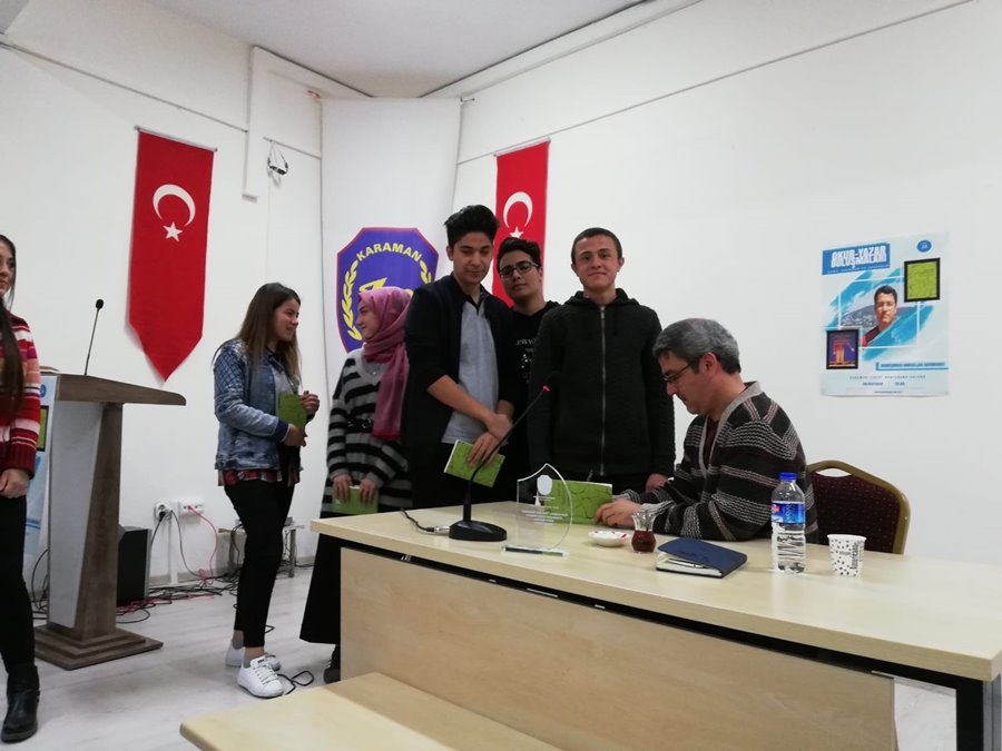 Karaman Lisesi Ünlü Hikayeci İle Buluştu 4
