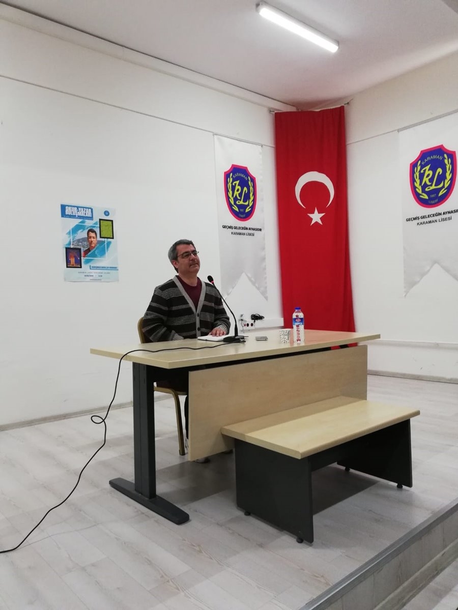 Karaman Lisesi Ünlü Hikayeci İle Buluştu 5