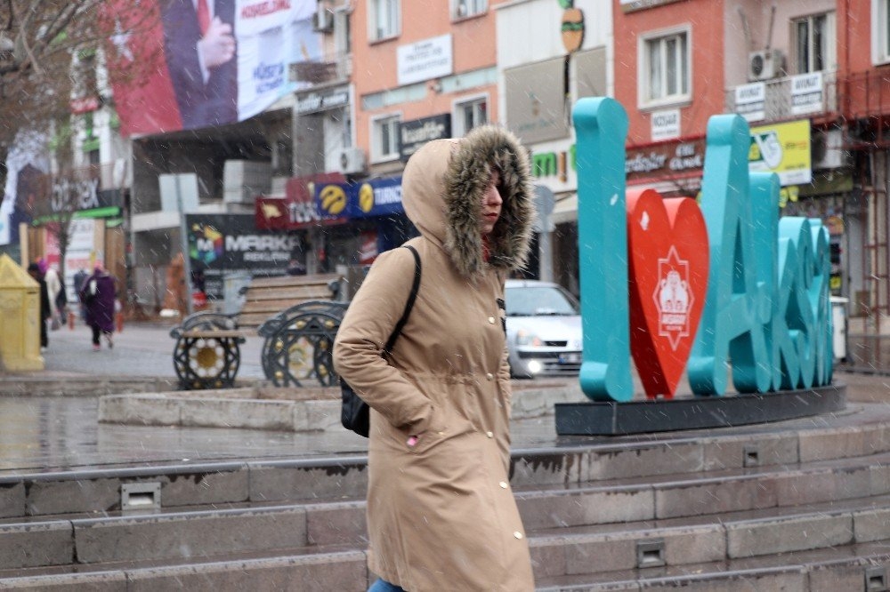Aksaray’da Kar Yağışı 5