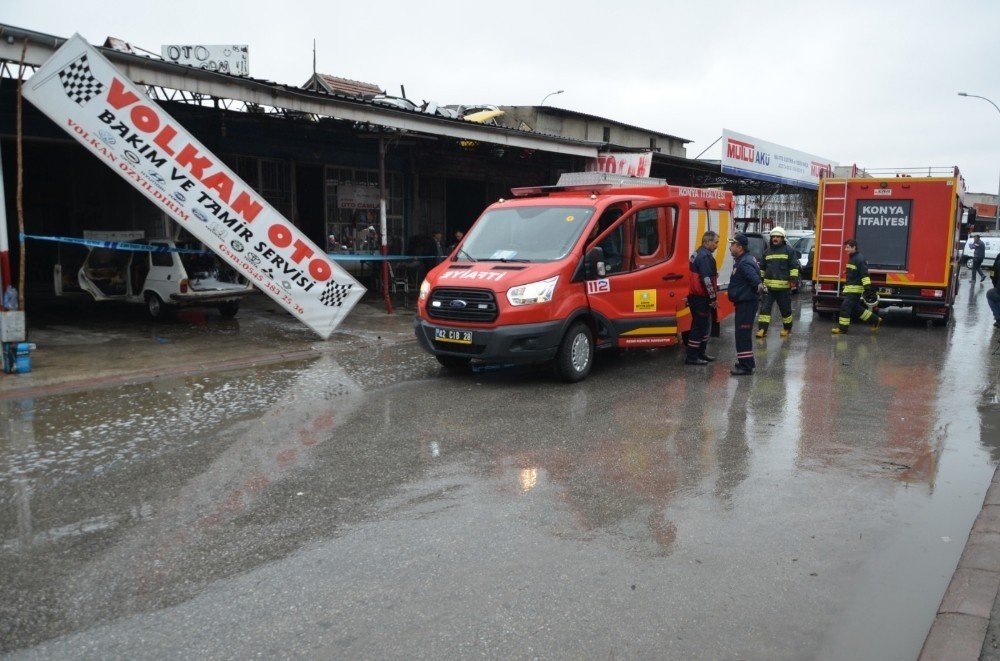 Konya'da LPG Tankındaki Gaz Kaçağı Patlamaya Sebep Oldu: 3 Yaralı 7