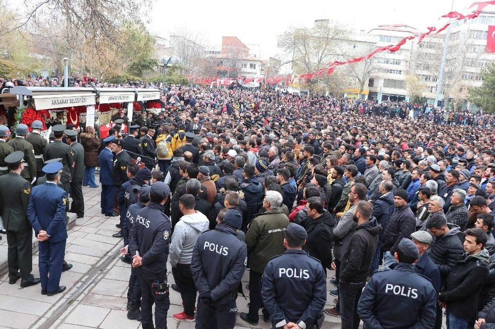 Aksaraylı Şehit Tekbirlerle Son Yolculuğuna Uğurlandı 11
