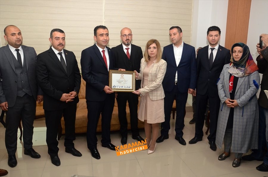 Karaman Belediye Başkanı Savaş Kalaycı Mazbata Töreni 1