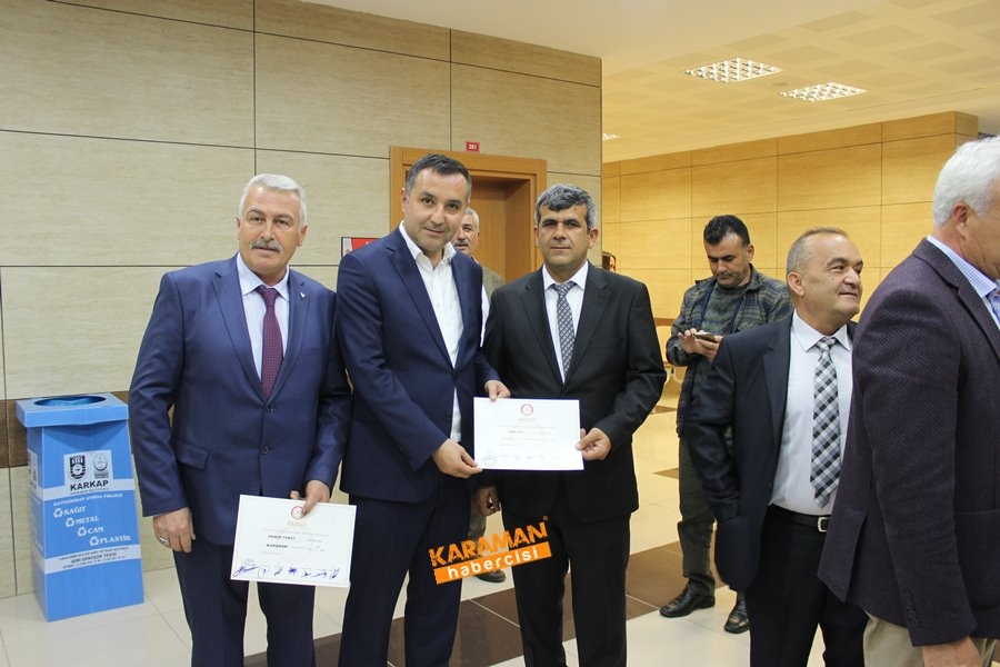 Karaman Belediye Başkanı Savaş Kalaycı Mazbata Töreni 15