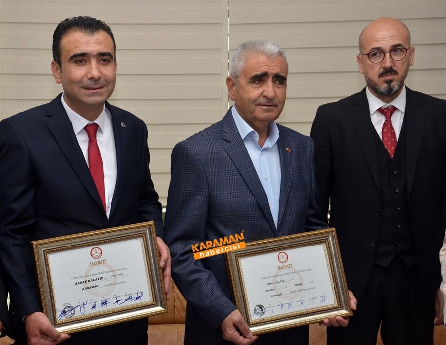 Karaman Belediye Başkanı Savaş Kalaycı Mazbata Töreni 5