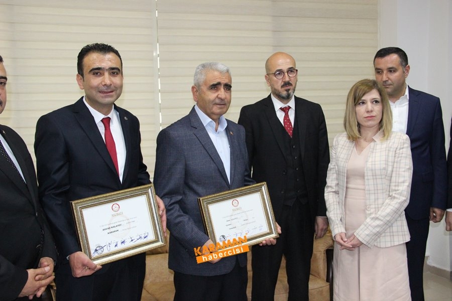 Karaman Belediye Başkanı Savaş Kalaycı Mazbata Töreni 6