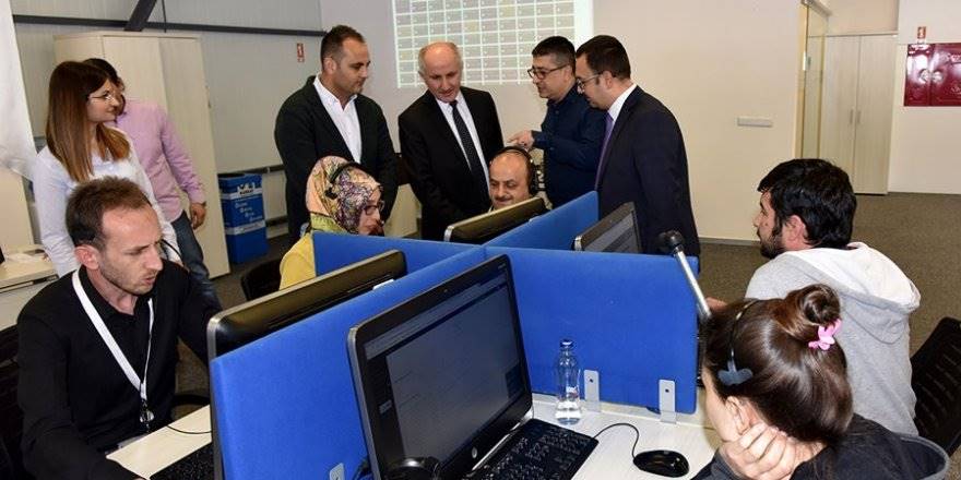 Karaman Valisi Fahri Meral Alo 170 İletişim Merkezini Ziyaret Etti