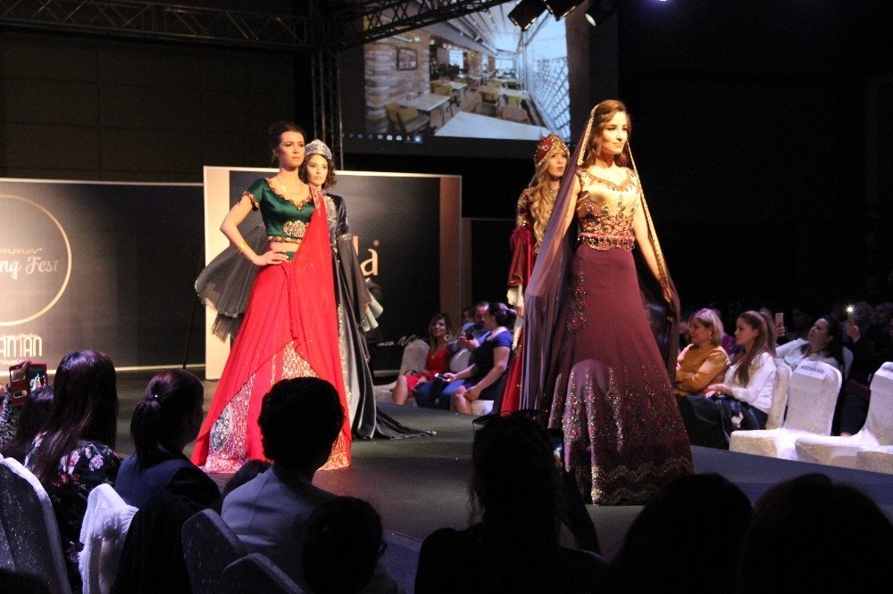 Karaman’da Ünlü Mankenlerden Gelinlik Defilesi 10