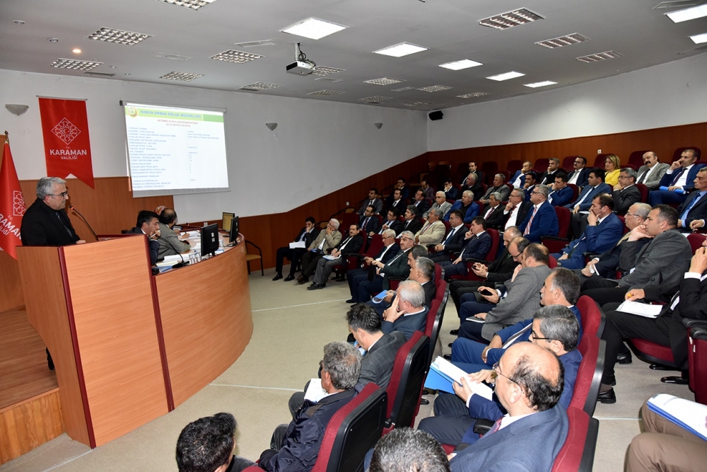 Karaman'da İl Koordinasyon Kurulu Toplantısı Yapıldı 13