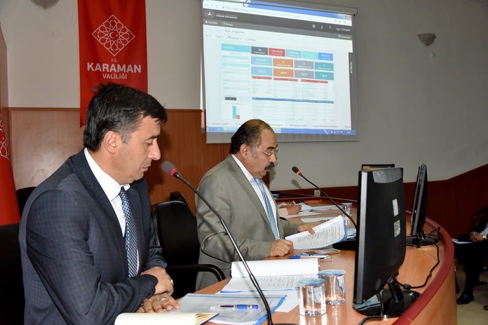Karaman'da İl Koordinasyon Kurulu Toplantısı Yapıldı 2