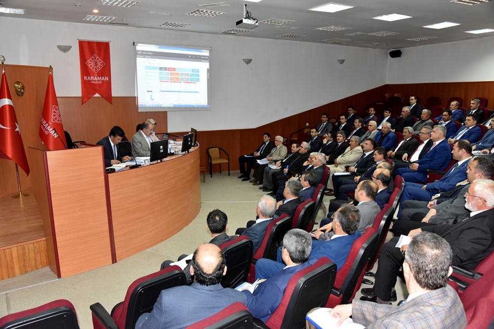 Karaman'da İl Koordinasyon Kurulu Toplantısı Yapıldı 7