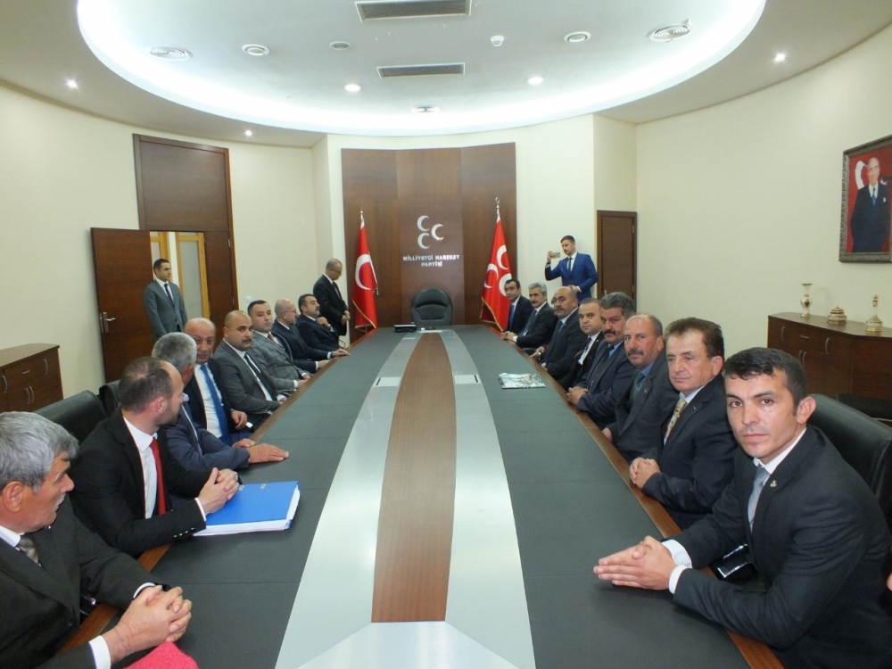 MHP Karaman Teşkilatı Devlet Bahçeli'yi Ziyaret Etti 8