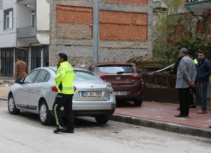 Karaman'da Trafik Kazası Korkuttu 3