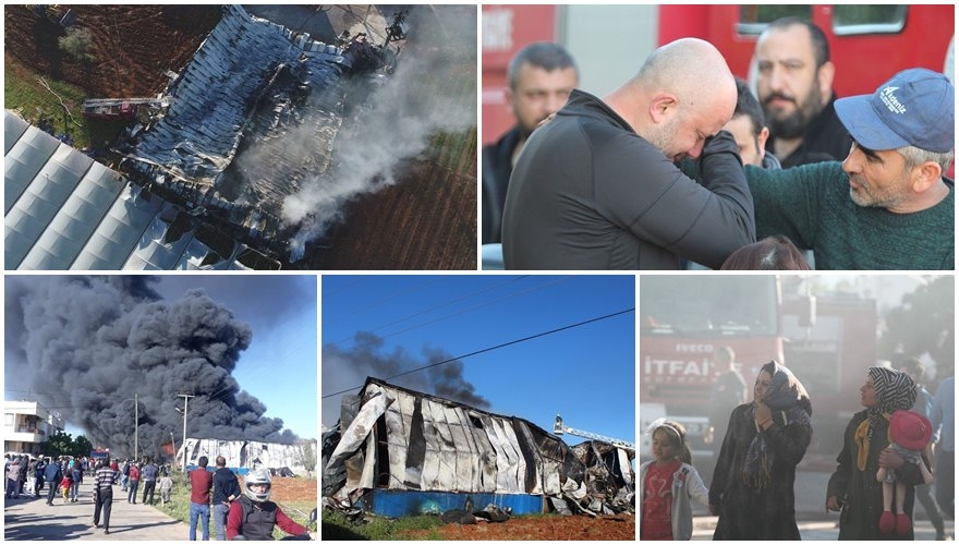 Antalya’da Fabrikada Yangın Çıktı, Sahibi Gözyaşlarını Tutamadı 23