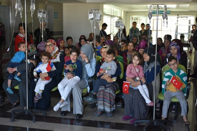 Karaman'da 23 Nisan'ı Hastanede Kutladılar 2